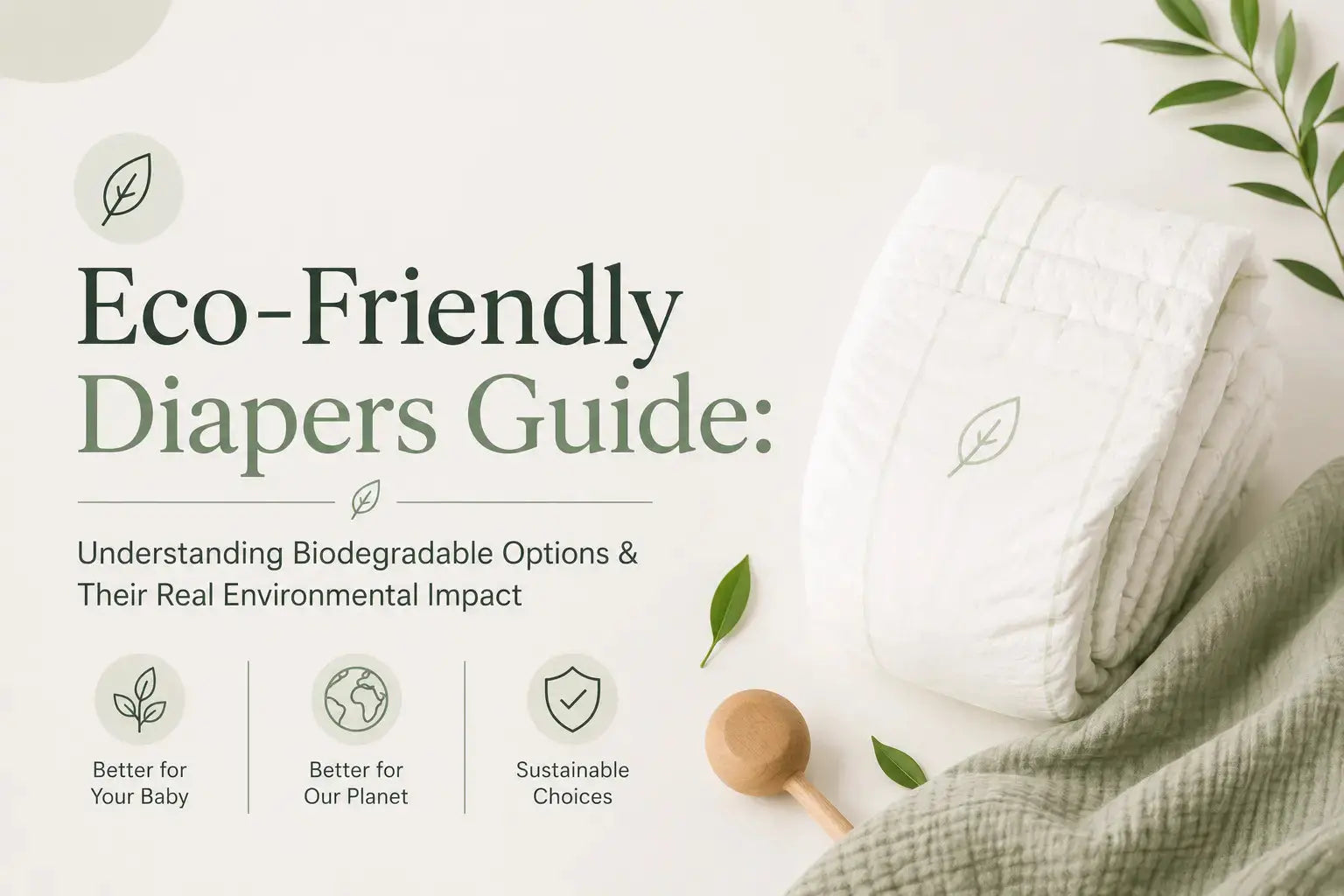 Eco-Friendly Diapers Guide: Understanding Biodegradable Options & Their Real Environmental Impact